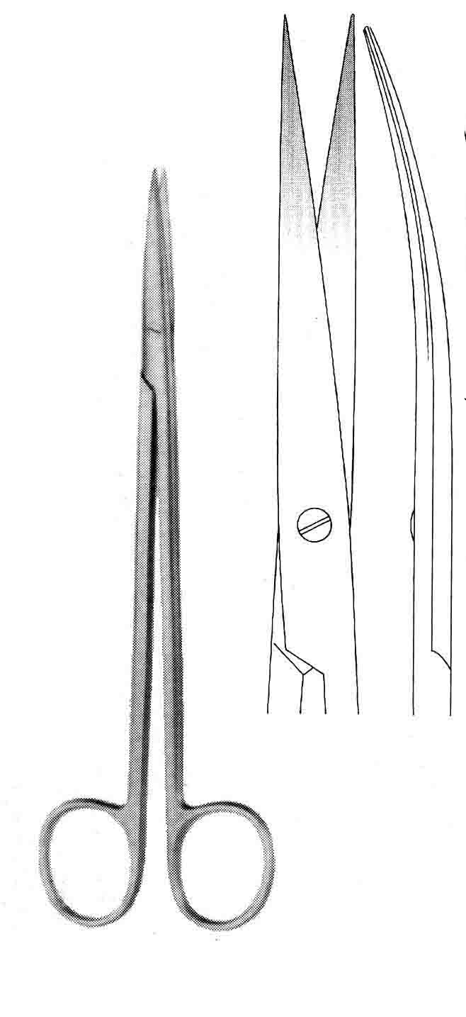 METZENBAUM MAKAS S/S EĞRİ 25 CM